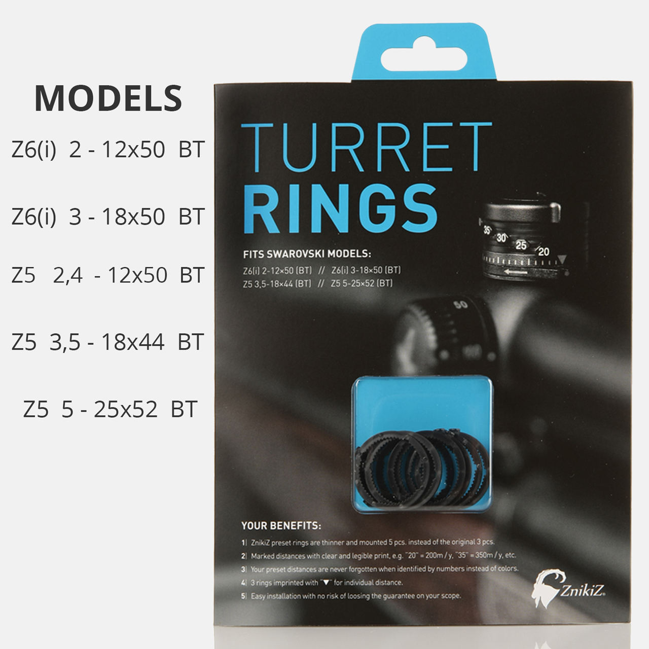 ZnikiZ Turret rings for Z5/Z6